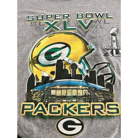 Green Bay Packers Super Bowl XVL Long Sleeve T-shirt - Picture 7 of 7